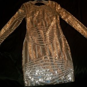 Gold Sequin Dress Charlotte Russe